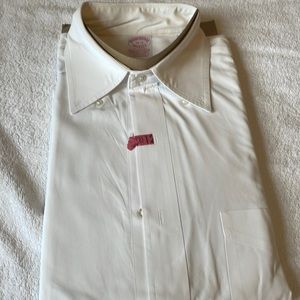 Brooks Brothers white button down dress shirt, long sleeve